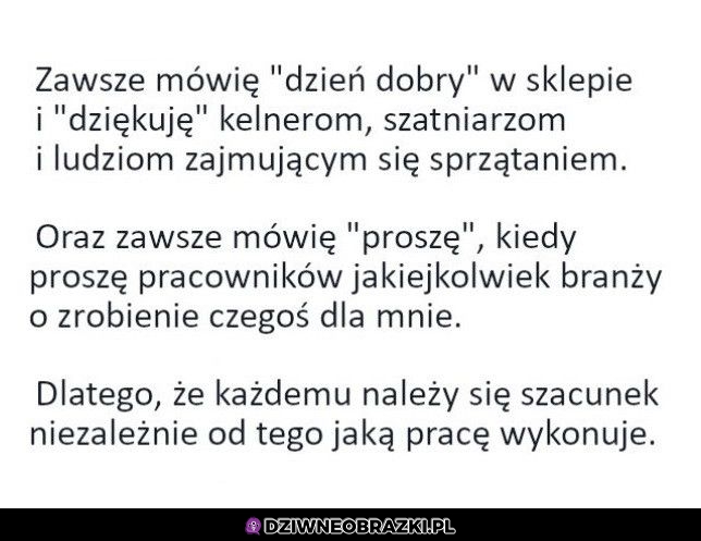 Właśnie tak