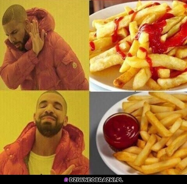 Fryteczki z ketchupem