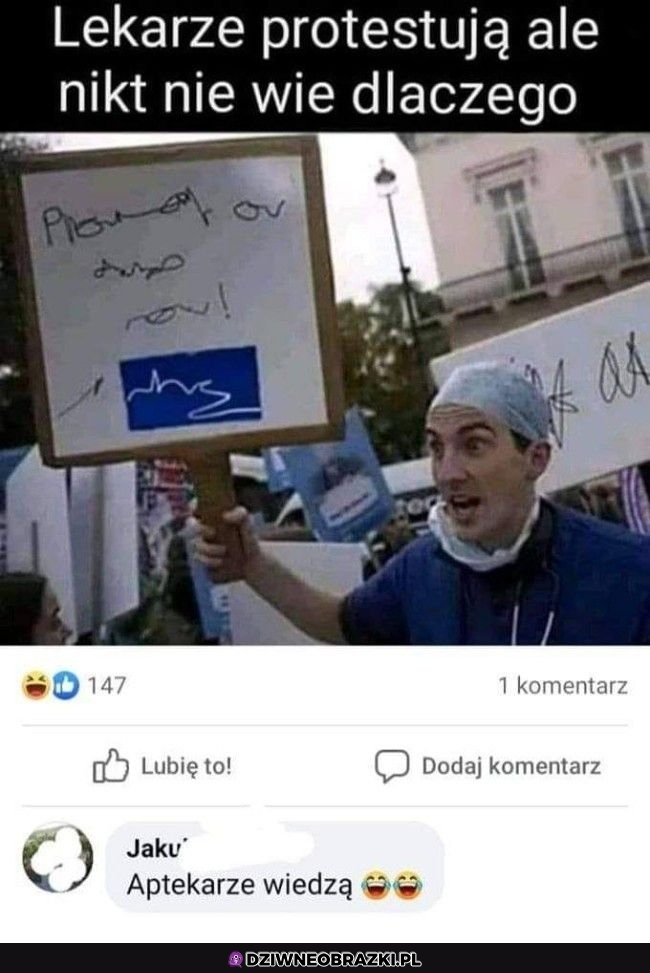 Prostest lekarzy