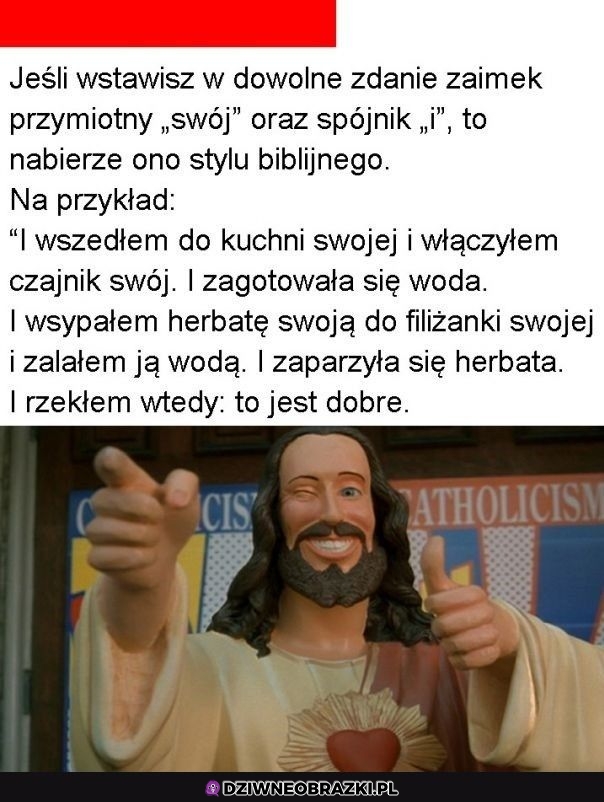I od razu lepiej to brzmi