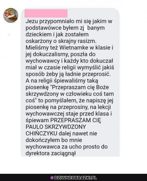 Okej, to faktycznie było zje*ane