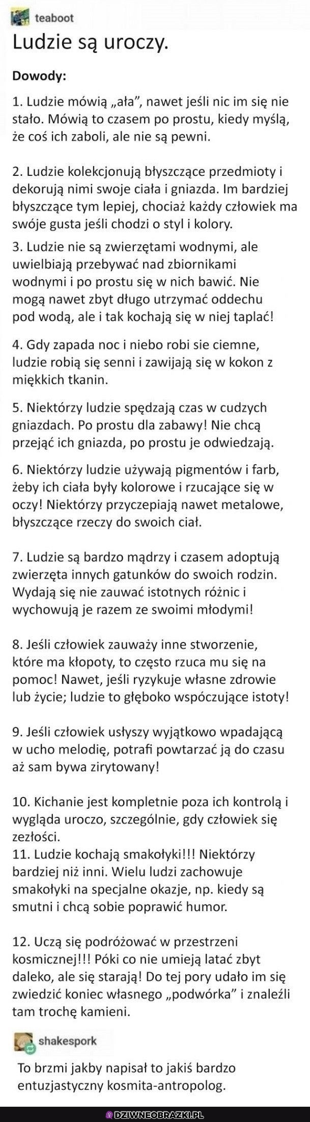 Ludzie są uroczy