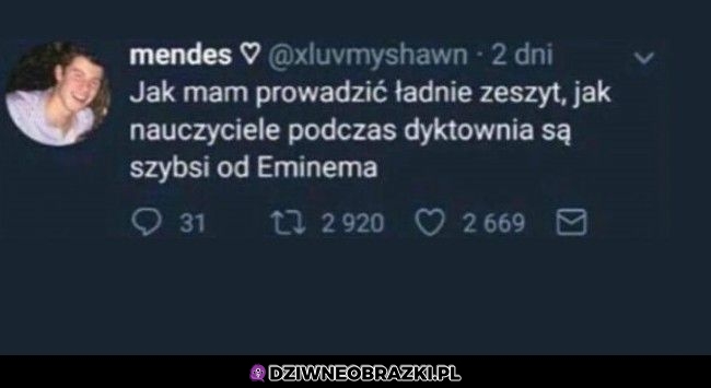 Właśnie