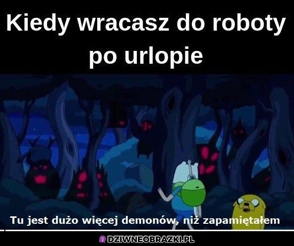 Powrót po urlopie