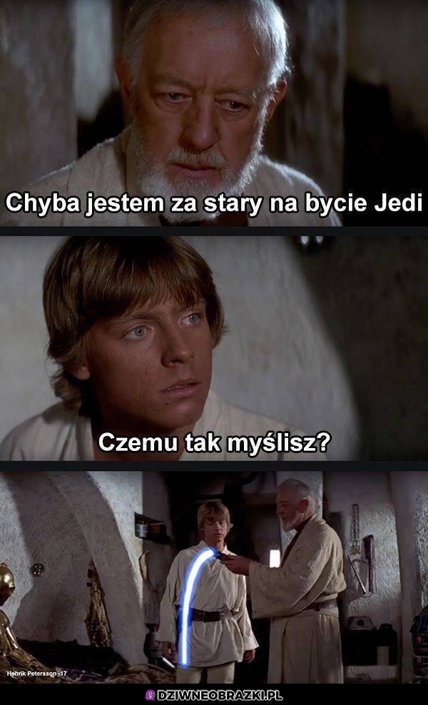 Za stary na Jedi
