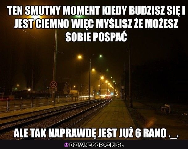 Ten smutny moment
