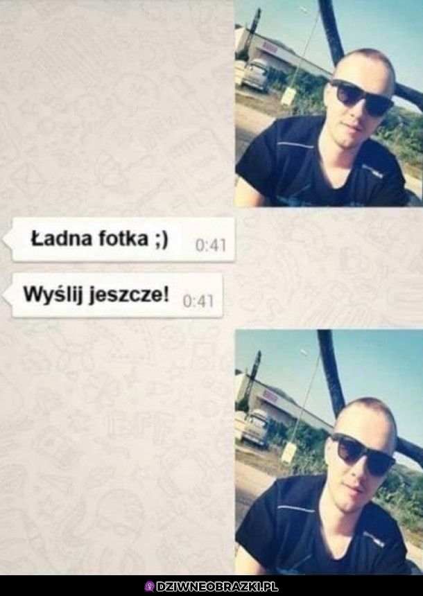 No to wysłał