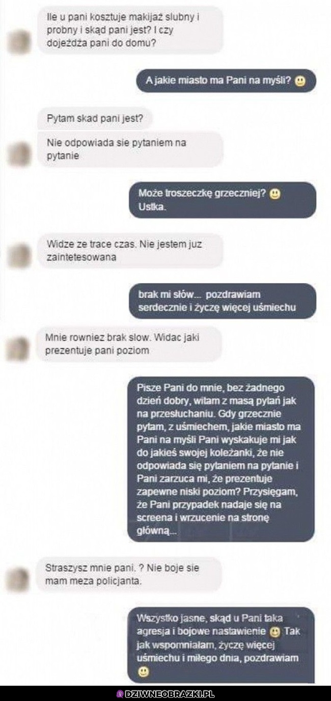 Takiej "klientki" jeszcze nie widzieliście