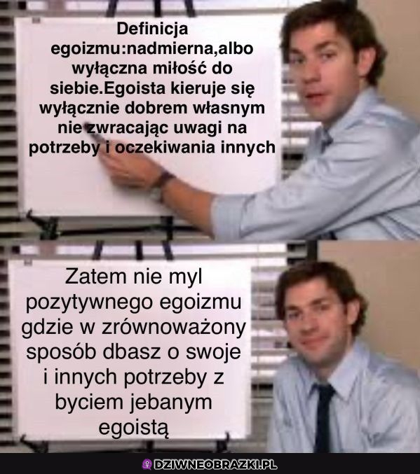 pozytywny egoizm to nie egoizm