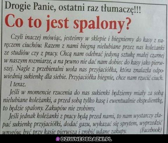 Genialnie wytłumaczony spalony