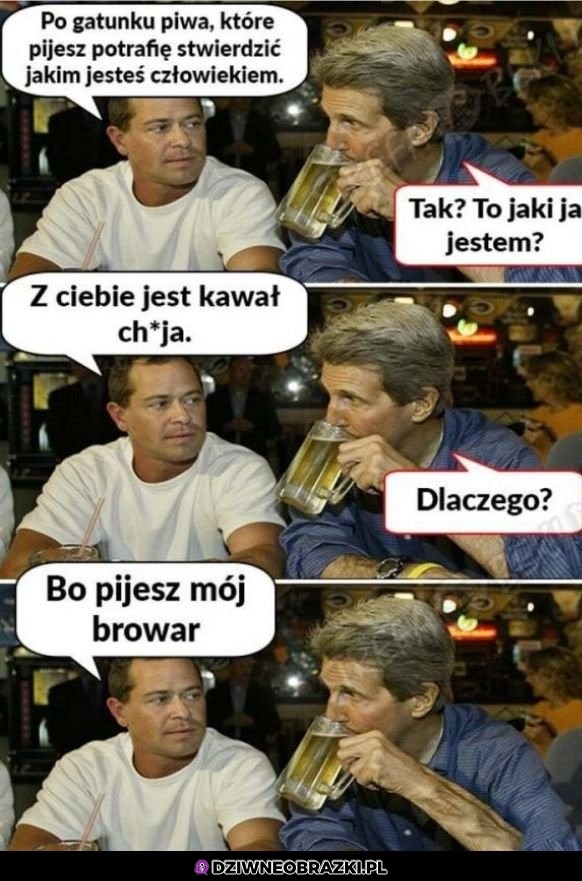Ocenił po piwie