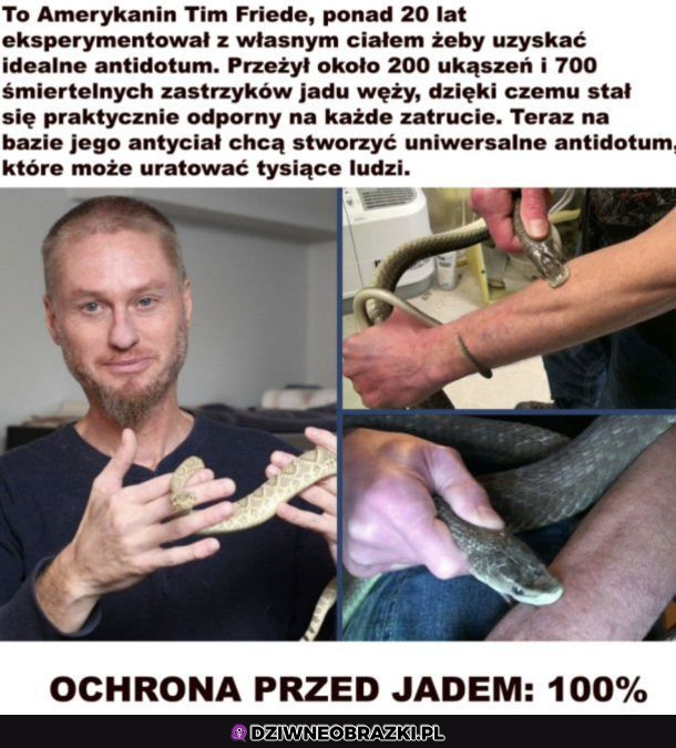 Chłop robił sobie próbę traw 