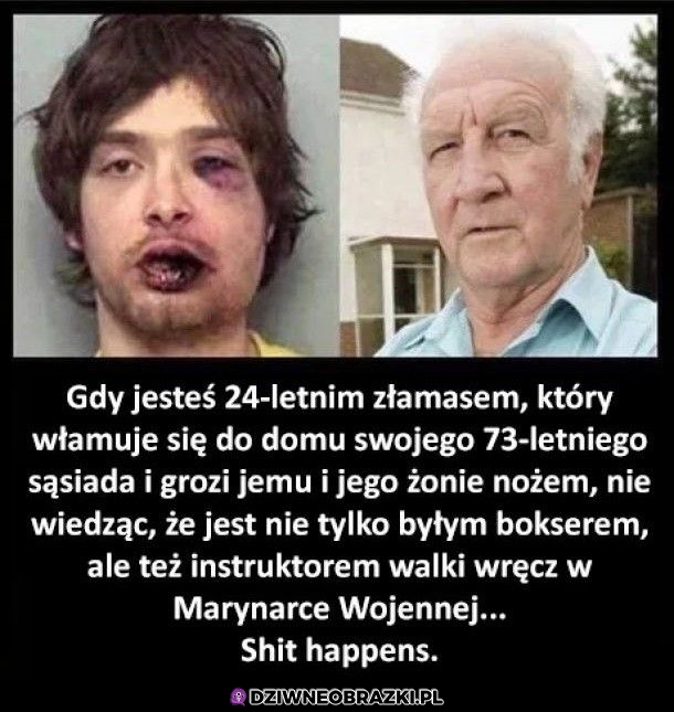 Chyba bardzo mu nie pykło