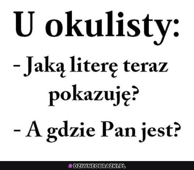 U okulisty