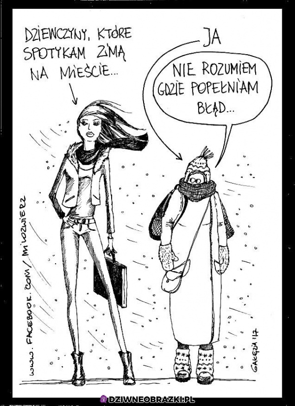 Są dwa rodzaje lasek w zimie