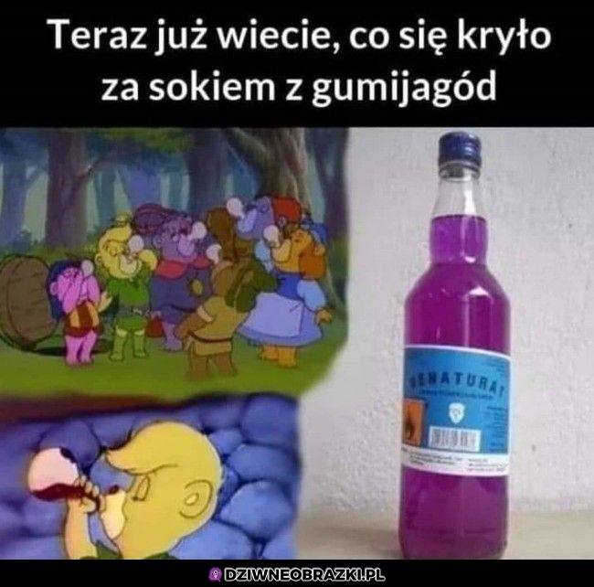 Paliwo rakietowe a nie soczek