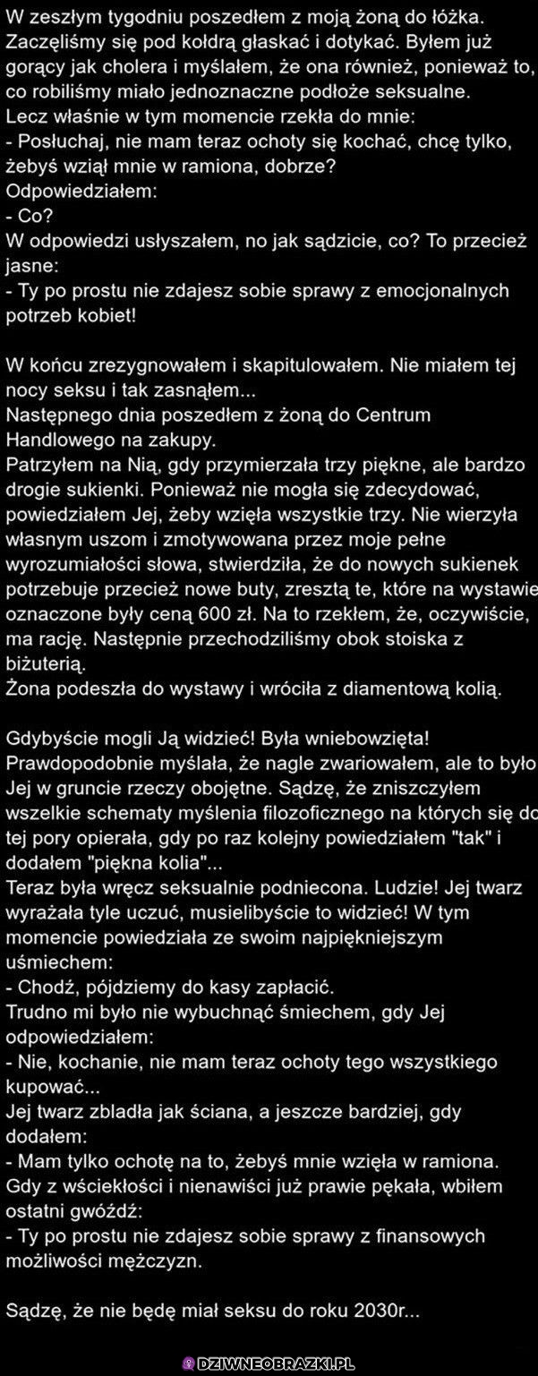 Zemsta na żonie jest słodka