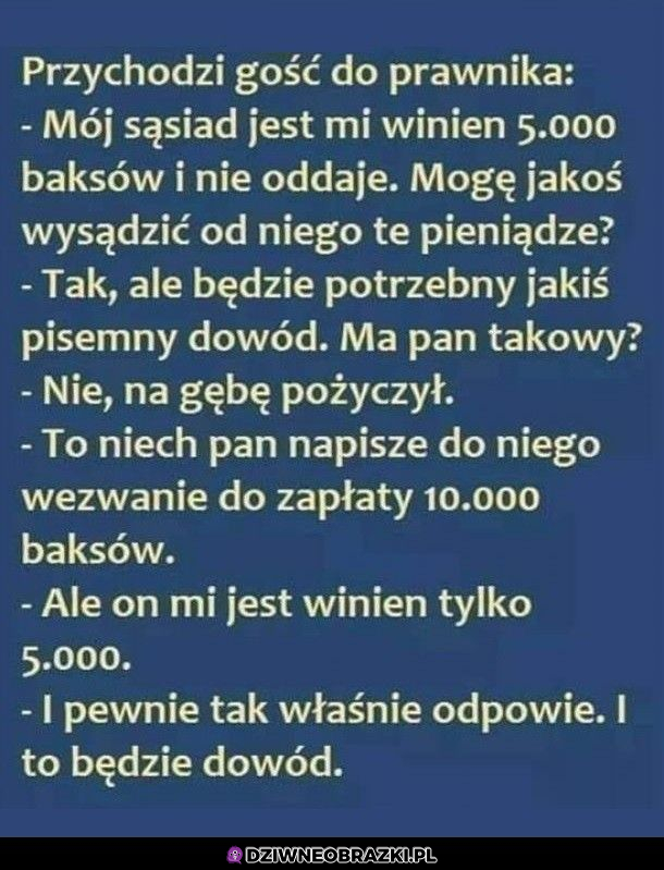 Całkiem sprytne podejście