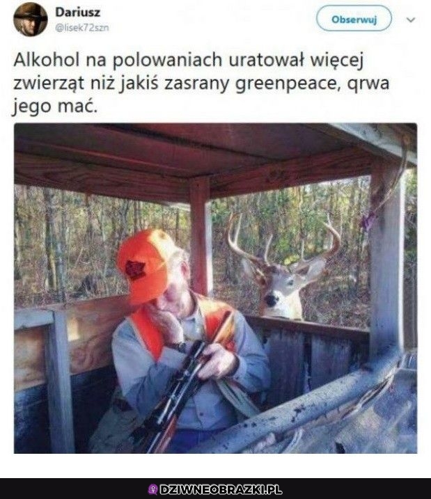 Picie na polowaniu