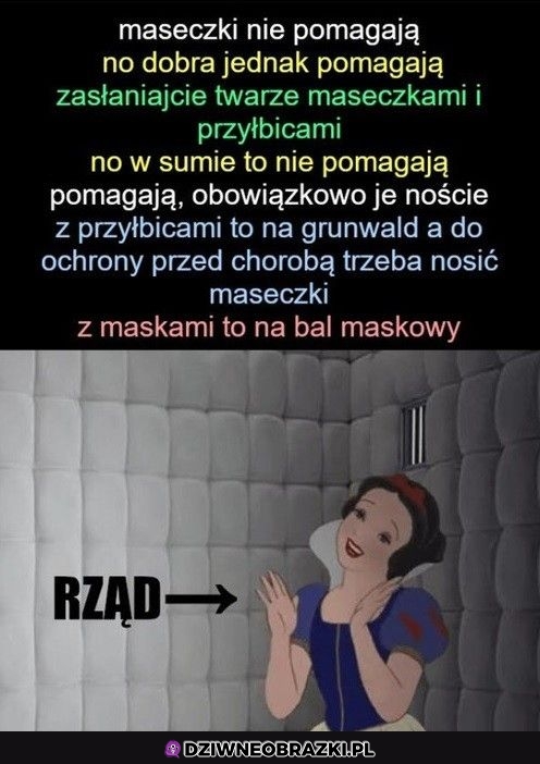 To jak z tymi maseczkami i przyłbicami?