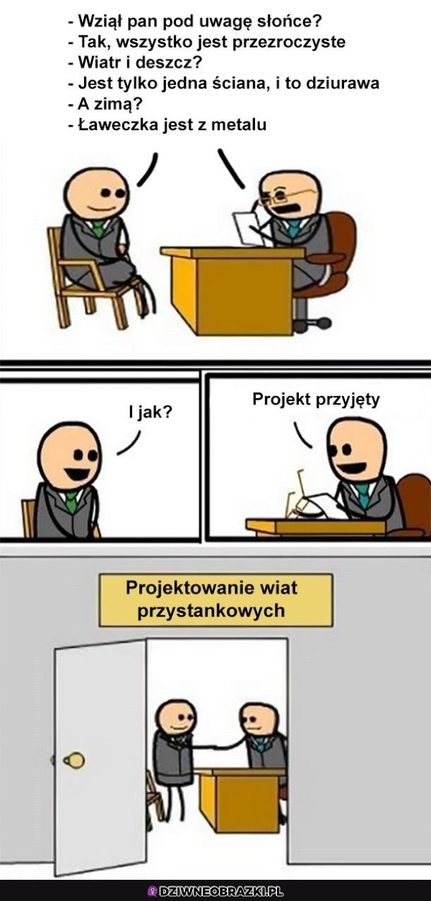 Wiaty przystankowe