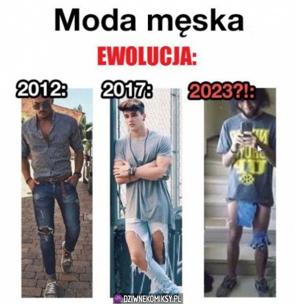 Ewolucja mody męskiej