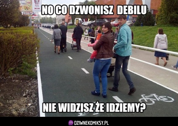 Co dzwonisz debilu