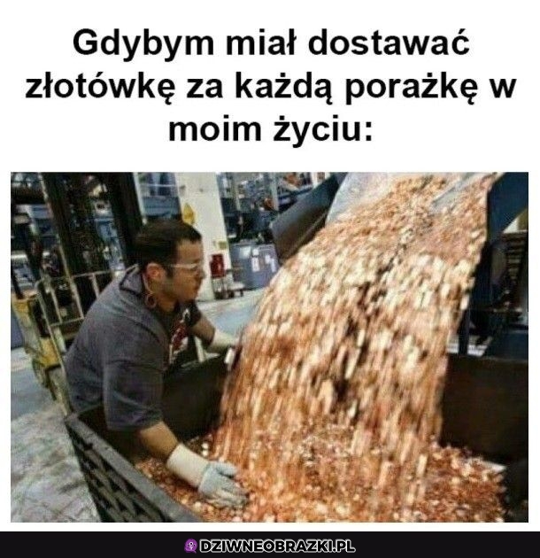 Złotóweczka za porażkę