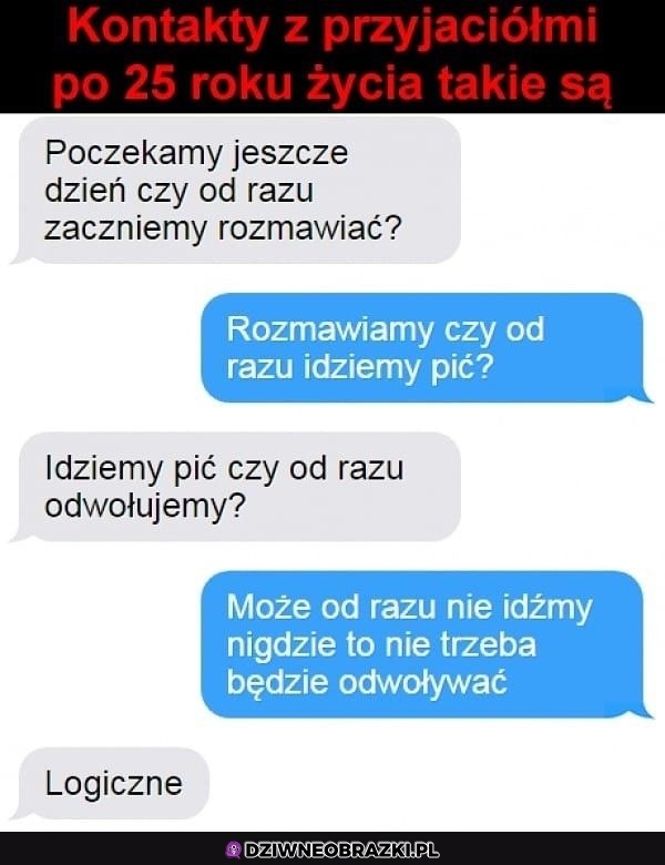 Umawianie się z przyjaciółmi