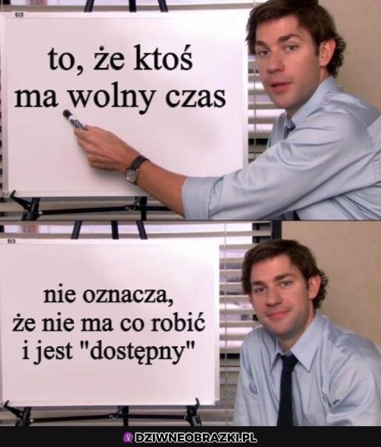 wolny czas a dostępność