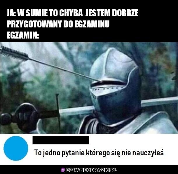 Na egzaminie