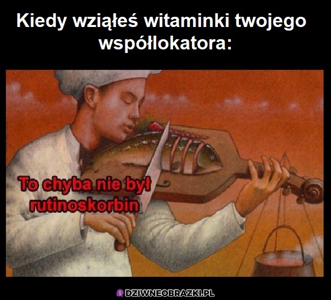 Dziwne te witaminki