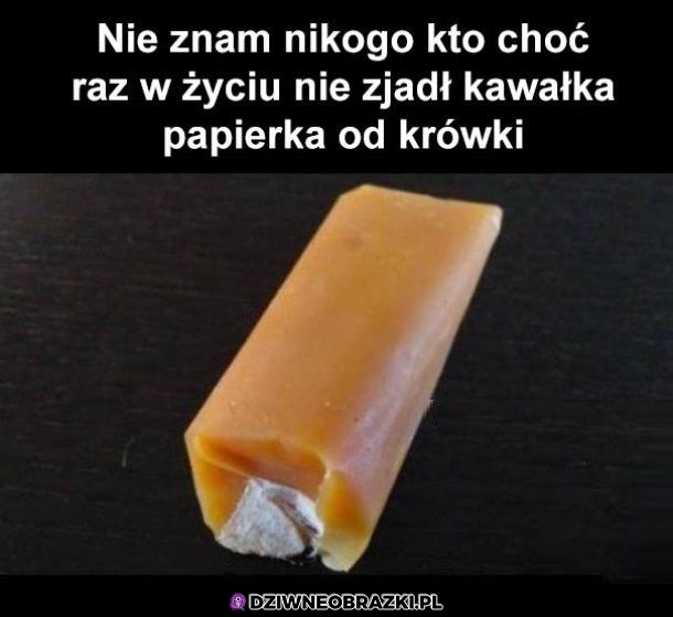 Wszyscy to kiedyś zrobiliśmy