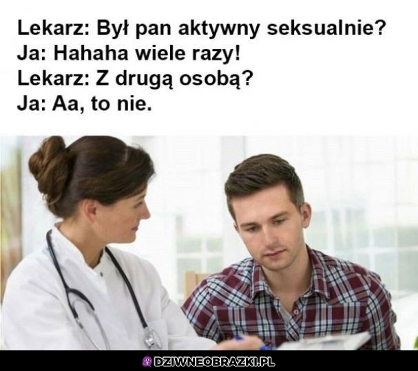 Był pan aktywny?