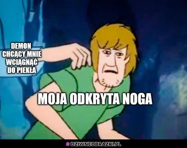 Kiedy śpisz z odkrytą nogą