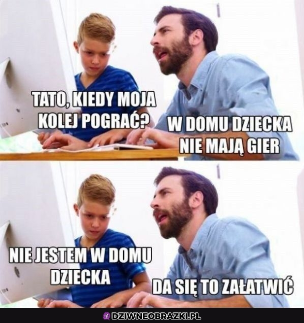 Kiedy jego kolej pograć?