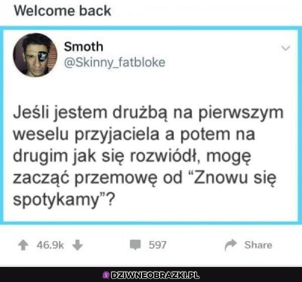 Niezłe przywitanie