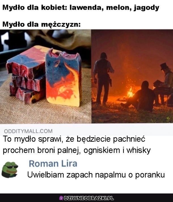 Dwa rodzaje mydła