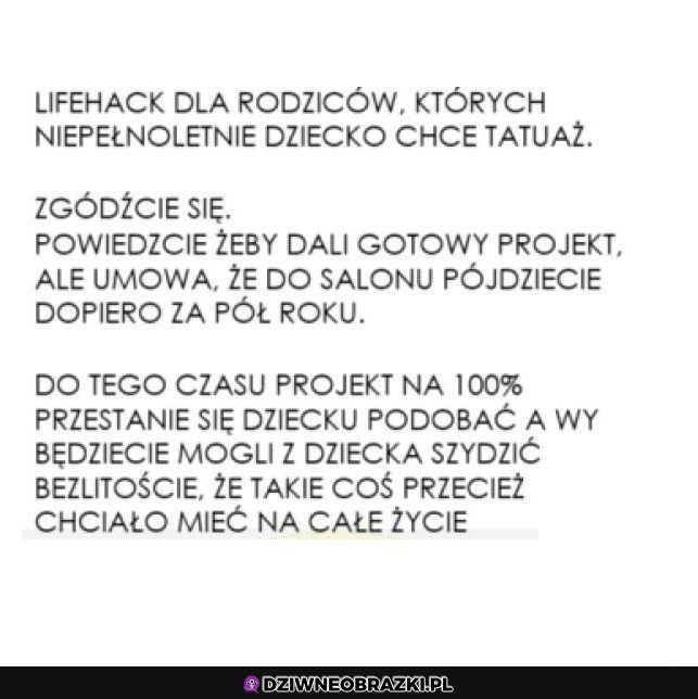 Life hack dla rodziców 