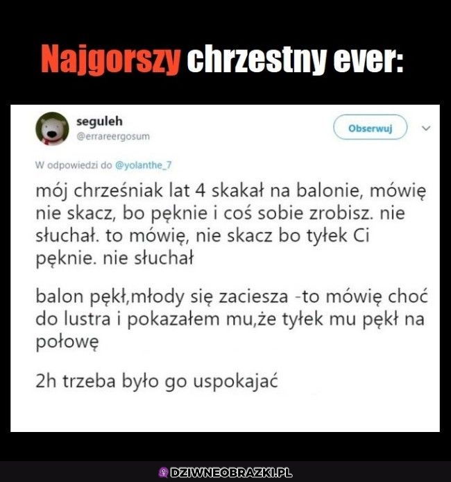 Okrutnik a nie chrzestny