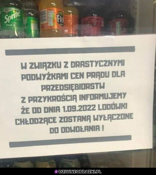 Koniec z zimnym piwkiem