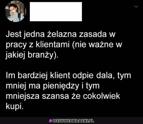 Ważna zasada
