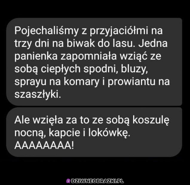 Tak się kończy zabieranie mieszczuchów do lasu 