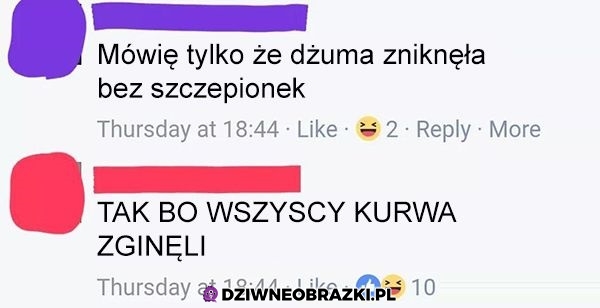W 5 słowach wyjaśnił antyszczepionkowego debila