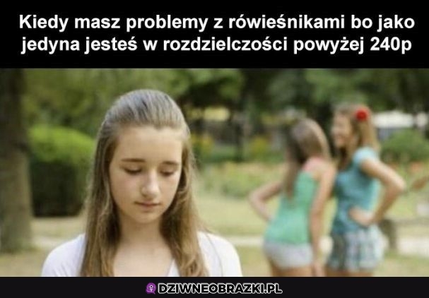 Problem z rówieśnikami