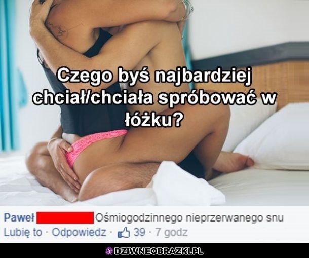 Tego chce spróbować