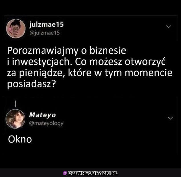 Jedyne co możesz otworzyć...