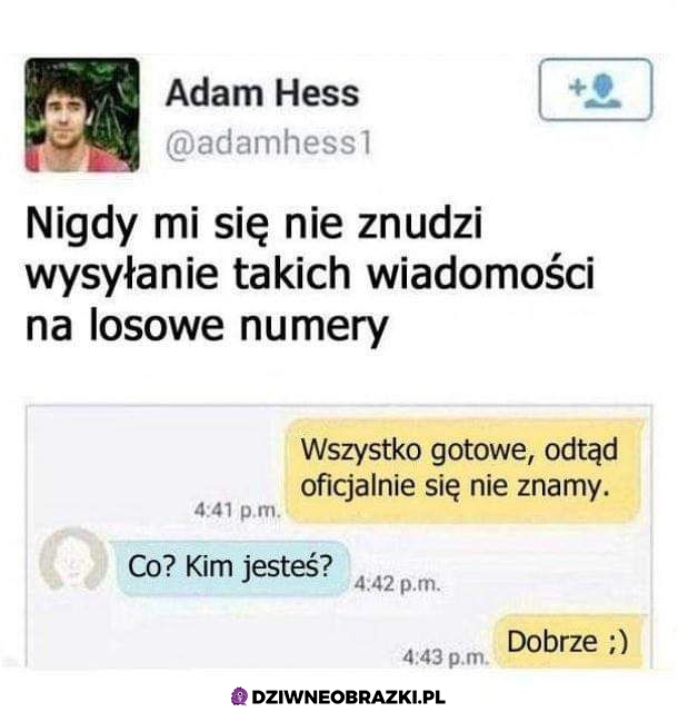 Uwielbiam odpowiedzi na nie!