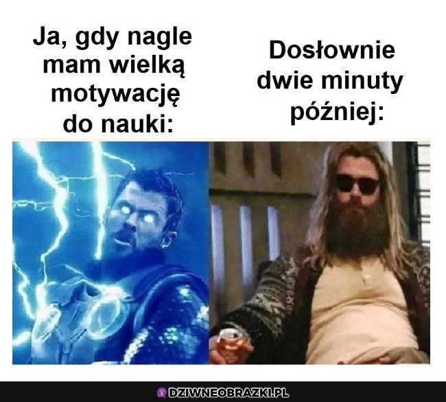 Gdy nagle mam motywację