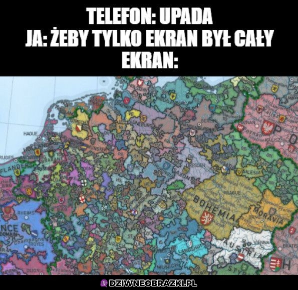 Rozbity ekran